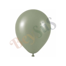 Ada Çayı Renk Lateks Retro Balon 60 Cm - 1 Adet Yeşil