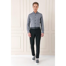 Efor Comfort Fit Yan Cep Pamuk Gabardin Casual Siyah Pantolon P 1146 Siyah