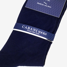 Erkek Merserize Lacivert Çorap Siyah