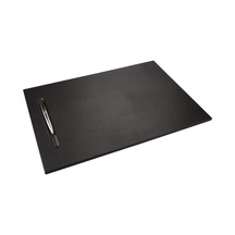 575-1 Sümen Takımı Mdf Malzemeden Suni Deri Kaplı Tek Parça Pad Toplantı Sümeni 45x32 Cm, Siyah