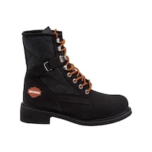 Harley Davidson New Worker Erkek Siyah Nubuk Bot-siyah Siyah