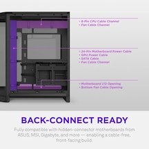 Nzxt H6 Rgb+ Cc-h62fb-p1 Dual-chamber Gaming Mid-tower Pc Kasası