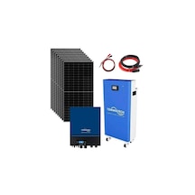 Tommatech 15kw Lityum Akülü 7.2kw Mppt Inverterli Hazır Solar Enerji Paketi