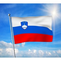 Slovenya Bayrağı Premium Raşel Kumaş 100x150 Cm Diğer