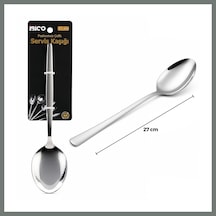 Bezos Krom Metal Servis Kaşığı 27 Cm Mmbz