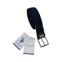 U.S. Polo Assn. Erkek Örgülü Kemer K24ak003 Lacıvert