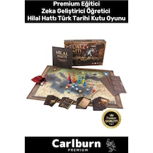 Premium Eğitici Zeka Geliştirici Öğretici Eğlence Aile Etkinlik Hilal Hattı Türk Tarihi Kutu Oyunu