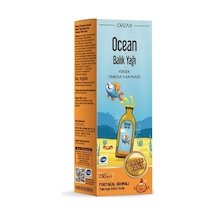 Ocean Balık Yağı Şurup Portakal Aromalı 150 ML