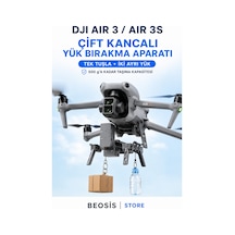 Djı Air 3 / Air 3s Çift Kancalı Drone Yük Bırakma Aparatı Paket, Olta Ve Balık Yemi Bırakma