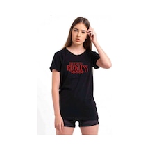 The Pretty Reckless Baskılı Siyah Kadın Tshirt (534648646)