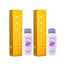 Maxx Deluxe Saç Boyası 6.1 Küllü Koyu Kumral + Oksidan X 2 (445459817)