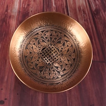 Özel İşlemeli Bakır Hamam Tası 20 CM Bakır