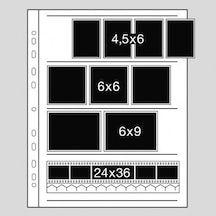 Kaiser Negatif Dosyalama Sayfaları 60 MM 4 Şerit (100) Acetate (2