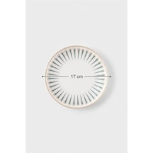 12'li Valencia Düz Tabak 17cm Dijital Sierra Rinart Krem