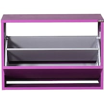 New Step Oturaklı Ayakkabılık - Mor