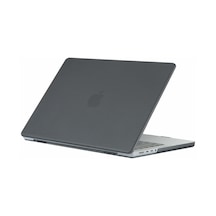 Arabulalaca Apple Uyumlu MacBook Pro 14 2021 A2442 Koruma Karbon Desenli Kılıf Siyah