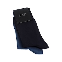 Kahverengi İkili Pamuklu Çorap 35311 Model64