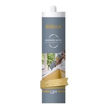 Sibax Silikonize Mastik Siyah 500gr Ls33
