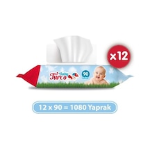 Baby Turco Islak Havlu Mendil 90Lı X 12 Adet