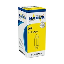 Narva Ampul 12V 10W Sofit Japon Tip T10.5×30 10 Adet
