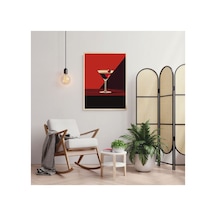 Poster Ahşap Çerçeveli Oturma Odası Salon Mutfak Dekoratif Tablo Çok Renkli - 812324296 Çok Renkli