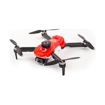 Yıldız İha Heki Skymaster Fırçasız Motor,çift Kamera Engel Sensörlü Hobi Dronu Kırmızı,1 Bataryalı