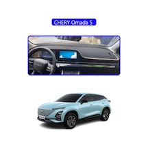 Chery Omada 5 Torpido Koruma Halısı Mavi Kenar