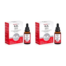 İmuneks Farma D3K2 Damla Vitamin D3, Vitamin K2 içeren Takviye Edici Gıda 30 ml x 2 Adet