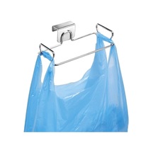 Dolaplar İçin Plastik Poşet Saklama Ve Alışveriş Poşeti Tutucu, Mutfak Saklama - Krom -