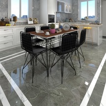 Knsz masa sandalye takımı hem75mazlum cvzsyh 130*090 sm 6 sandalye syhsyh sırt minderli