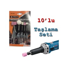 10 Parça Taşlama Ucu Gravür Seti Hobi Seti Mini Taşlama Uçları