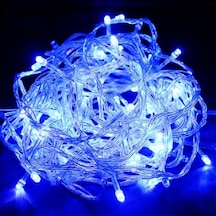 10 Metre Mavi Led Işık Mavi İp Led Işık Kablo Işık 220v Fişli Işık Dekorasyon Işığı Mavi Noel Işığı Mavi