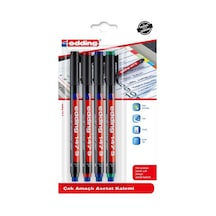 Edding 147S Asetat Kalemi 4'Lü Paket