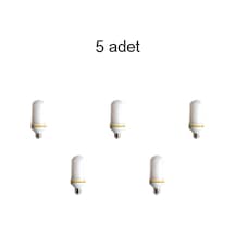 Ct-4059 5w Alev Led Ampül Amber 5 Adet