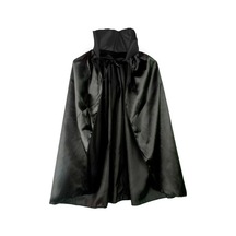 Parti Aksesuar Siyah Renk Yakalı Halloween Pelerini 90 Cm Çocuk