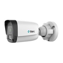Ttec Ipbp-4330m-m/sl-lite 4mp 2.8mm Sabit Lens Dahili Sesli Gece Renkli Ir Bullet Ip Kamera Sadece Poe İle Çalışır