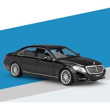 Welly 1:24 Mercedes-Benz S-Class Siyah 1:24 Model Araba