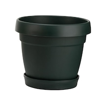 Poliwork Tabaklı Plastik Saksı 5 Lt 240 210 Mm