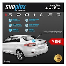 Spoiler Parlak Siyah Fluence 2009-2016 2020101 Sunplex