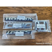 Honda Bagaj Amblem Yazısı Civic Uyumlu 3m Bantlı Arka Logo 1.6 İes Civic 1998-1999-2000