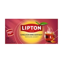 Lipton English Breakfast Bardak Poşet 25'li 50 G - 6 Adet Tarı