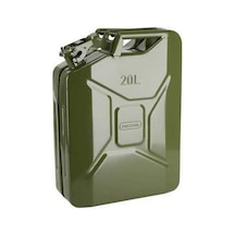 Askeri Tip Metal Benzin Yakıt Bidonu 20 Lt