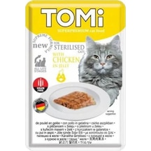 Tomi Sterilised Tavuk Etli Pouch Kısırlaştırılmış Kedi Maması 85 G