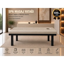Masaj Yatağı 500 Kg Taşıma Kapasiteli Sarsılmaz Krem