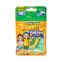 Bye Bye Mosquito Sivrisinek Kovucu Bileklik Çocuk Doğal Kokulu Ayarlanabilir 1 Adet
