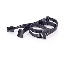 6 Pin Power Supply Kablosu 6 Pin Modüler Sata Kablo 6 Pin 4x Sata Kablo 90 Cm 6 Pin Sata Kablo Power Supply Kablosu
