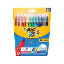 Bic Kid Couleur Ultra Yıkanabilir Keçeli Boya Kalemi 12'Li Bic