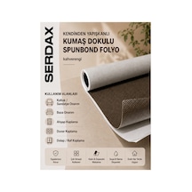 Kendinden Yapışkanlı Kumaş Dokulu Spunbond Folyo Koltuk-oto-baza-ahşap-metal-dolap-duvar Uygulamaları Kahverengi