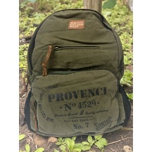 Kaliteli Tek Bölmeli Vintage Disayn Günlük Gezi Okul Sırt Çantası North Dakato Bag Brand 30x43cm Haki