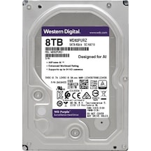 WD Purple 3.5 8 TB 256 MB 7200Rpm WD82Purz